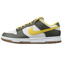 Nike Dunk Low Premium Cargo Khaki Vivid Sulfur Unisex Sneakers Green Summit-White Clear-Jade FV3629-371 38.5 black