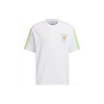 Adidas Neo Vibe Collective Tee With Letter Pattern Print Unisex Tops White IA6743 XS
