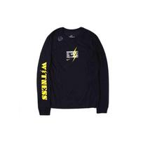 Nike Dri-FIT LeBron James Basketball Long Sleeve T-Shirt Men Tops Black CD1124-010 S