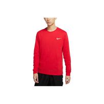 Nike Sportswear Swoosh Casual Long Sleeve Crew Neck T-Shirt Men Tops University-Red DA0336-657 S
