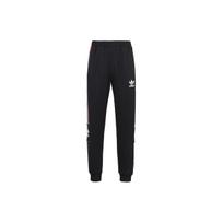 Adidas Originals Manchester United Club Casual Striped Print Joggers SS22 Men Bottoms Black HP0453 XL white