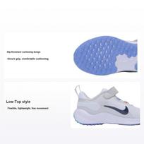 Nike Revolution 7 Next Nature SE PS Balti Tamsiai Laiviniai Vaikų Sportbačiai Šviesiai Pilki Garų Žali Fotoniniai FN4989-100 26 gray