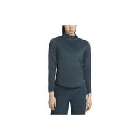 Nike Therma-FIT One AS Half Zip Long Sleeve T-Shirt Women Tops Deep-Jungle-Green DD4946-328 L gray