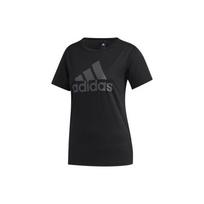 Adidas W Mh Bos Tee American Vintage Logo Print Sports Fitness Short Sleeve T-Shirt Women Tops Black FM5308 L