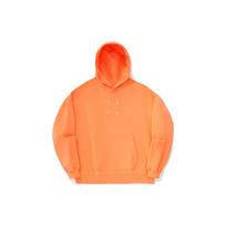 Li Ning Vital Series Solid Color Loose Fit Hooded Sweatshirt Unisex Sweatshirt Cloud-Brocade-Orange AWDTE71-4 XL