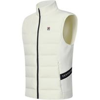 FILA Official Mens Lightweight Simple Tennis Sports Vest 2024 Spring New Style Men Vests Milk-White A11M413903F-IV XXL