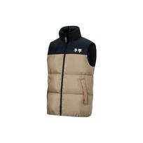 Li-Ning Color Block Stand Collar Down Vest Unisex Vests Tea-Brown AMRT047-4 S