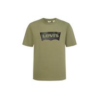 Levis Pure Cotton Lightweight Crew Neck Short Sleeve T-Shirt Unisex Tops Dark-Green A4391-0007 L