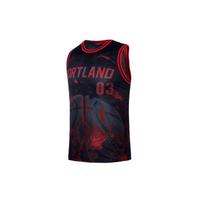 Li Ning Basketball Series Sports Fitness Competition Vest Men Vests Black AAYQ089-1 M