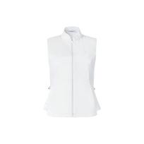 FILA Golf Series Stand Collar Woven Sports Vest Women vest Jade-White A11W415709F-WT M