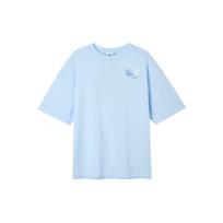 Nike American Vintage Hand-Painted Graffiti Lettering Print Dopamine Crew Neck Short Sleeve Drop Shoulder T-Shirt Women T-Shirt Blue DX6150-441 XXL white