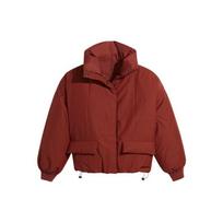 Levis Versatile Warm Short Down Jacket Winter Women Jackets Red A0689-0002 L