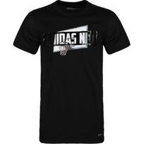 Adidas Neo Comfortable Soft Round Neck Short Sleeve T-Shirt Men Tops Black DN7381 M