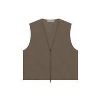 Fear Of God Essentials FW22 Vest Men Vests Wood Coffee FOG-FW22-000 S