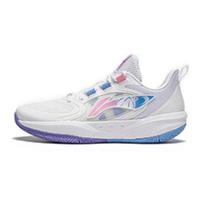 Li Ning Light Foam Performance Sports Shock Absorption Breathable Support Low Top Basketball Shoes Men sneaker White YKBU046-7 38⅓