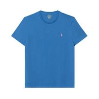 Polo Ralph Lauren Solid Color Logo Embroidered Crew Neck Short Sleeve T-Shirt Men Tops Blue 710671438-154 XS