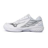 Mizuno Wave Claw Badminton Shoes Women's Low top White/Silver Sneakers 71GA191603 37
