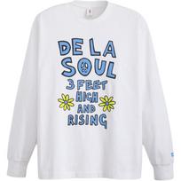 Levis X De La Soul Collaboration FW25 Logo Print Loose Casual Comfortable Long Sleeve T-Shirt Men tops 004EY-0000 S