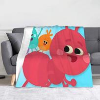 Bumble Nums Cartoon Coral Fleece Plush Throw Blankets  Blanket for Home Travel Soft Quilt 75x90cm