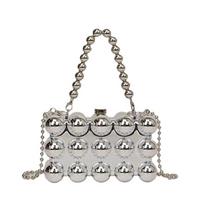 Bubble Acrylic Clutch Handbag for Women Trend 2025 Chic Ladies Square Evening Party Bag with Top Handle Chain Shoulder Box Purse
