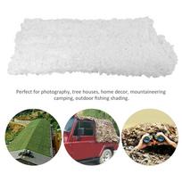 Multi-Size Sunshade Net Mesh Shade Net Durable Camo Netting  Jungle Party 1.5*2.0m balta