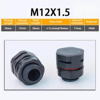 New IP68 Waterproof Vent Plug M12x1.5 Nylon Air Vent Breather Valve