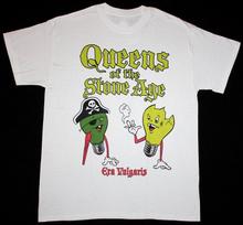 Vtg QUEENS OF THE STONE AGE ERA VULGARIS Band Cotton White T Shirt CM108 Unisex T-Shirt M
