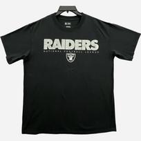 Raiders Nacionalinės futbolo lygos T-shirt Vyriška L dydžio Juoda NFL Grafinis logotipas T-shirt S įvairiaspalvis