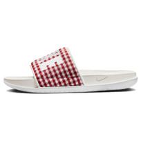 Nike  Offcourt Slide Mystic Red Plaid Women Sneakers Phantom White FN6603-600 35.5 white