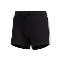 Adidas Neo Faves Elastic Solid Stripe Shorts Women Bottoms Black FP7342 L