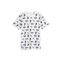 Puma The Smurfs Cartoon Print Crew Neck Short Sleeve T-Shirt Men Tops White 622190-02 M white