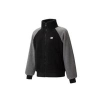 Puma FW22 Color Block Faux Shearling Zip Jacket Unisex Jackets Multicolor 539569-01 L black