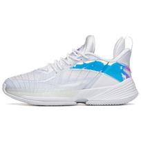 Anta Light Crazy 3 Nitrogen Technology Laser Pearl Mid-Top Basketball Shoes Men basketball shoes White 112221608-9 44.5