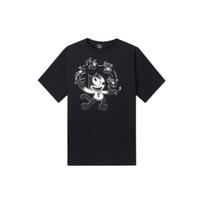 Levis X Felix The Cat Cartoon Print Crew Neck Short Sleeve T-Shirt Men Tops Black A1248-0000 XS