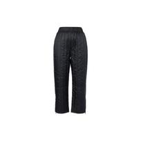 Nike Sportswear Therma-FIT Tech Pack Solid High-Waisted Quilted Warm Loose Cotton Pants Women Bottoms Black DQ6962-010 XS black