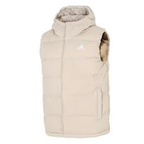 Adidas Helionic Vest With Hood Warm Sports Casual Gilet Men Vests Light-Brown IX8857 XL