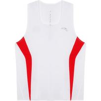 Anta Breathable Sports Vest For Marathon Outdoor Athletics Training Men Tops Pure-White Classic-Red 952425112-1 L