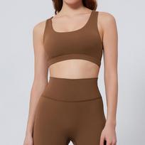 Women's European & American Running Sports Vest - Shockproof Cross Yoga Bra, Breathable & High-Strength Sports Underwear S