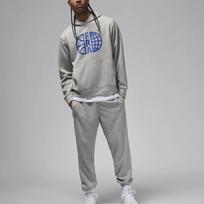 Jordan France Practice Loose Fit Hooded Long Sleeve Pullover Sweatshirt Men sweatshirt Dark-Gray Old-Royal FQ0419-063 L