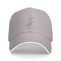 Yellow Crowned Night Heron Bird Baseball Cap Rave Beach Outing Beach Bag For Girls Men's Adjustable