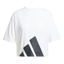 Adidas Essentials Comfortable Soft Breathable Loose Short Sleeve Drop Shoulder T-Shirt Women Tops White JG8737 S white