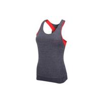 Nike Striped Color Block Round Neck Sleeveless Vest Women tops Gray 804653-011 S