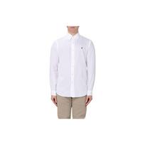 Polo Ralph Lauren Solid Color Button Long Sleeve Shirt Men shirts White 710938519-001 M