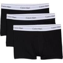 Calvin Klein Letter Print Mid-Rise Comfortable Boxer Briefs 3-Pack Men underwear Black 000NB3963A-UB1 M white