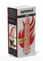 HIDDEN DESIRE HIDDEN DESIRE INFERNO Liquid Silicone Model 17 cm with Suction Base