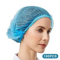 100PCS Kitchen Anti Dust Caps Disposable Hair Head Covers Net Bouffant Dustproof Breathable Shower Bathing Hats