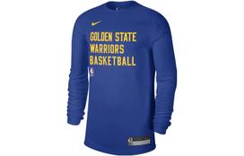 Nike Golden State Warriors Men's Nike Nba Practice Long Sleeve T Shirt FD9949-495 L blue