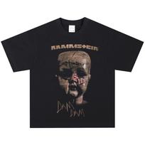Rammstein T-Shirt, Soft Fabric Casual Daily Wear S gray