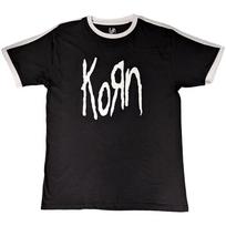 Men's Korn Logo T-shirt Medium Black XXL