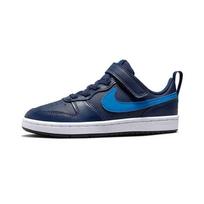 Nike Court Borough Low 2 PS Midnight Navy Imperial Blue Kids Sneakers Black BQ5451-403 32 blue
